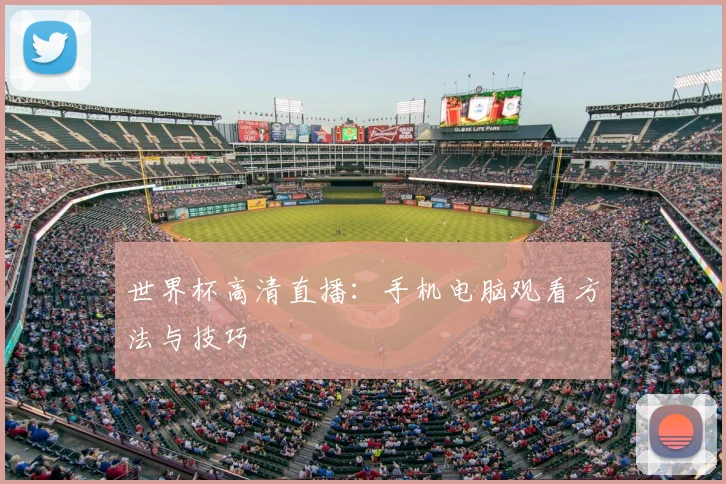 世界杯高清直播：手机电脑观看方法与技巧